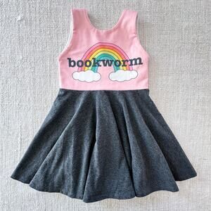 Malia & Kai Bookworm Cross-back Dress VGUC 2T